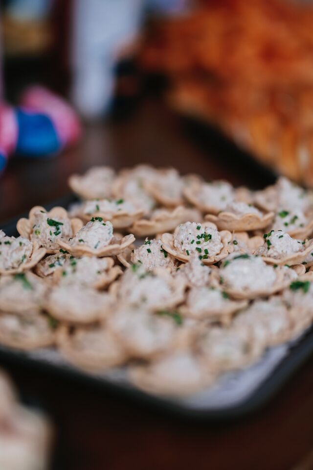 Rillettes de thon sur fleur sablée