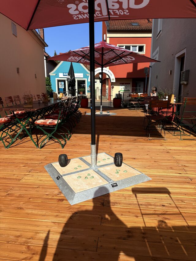 Unsere schöne Sonnenterasse 