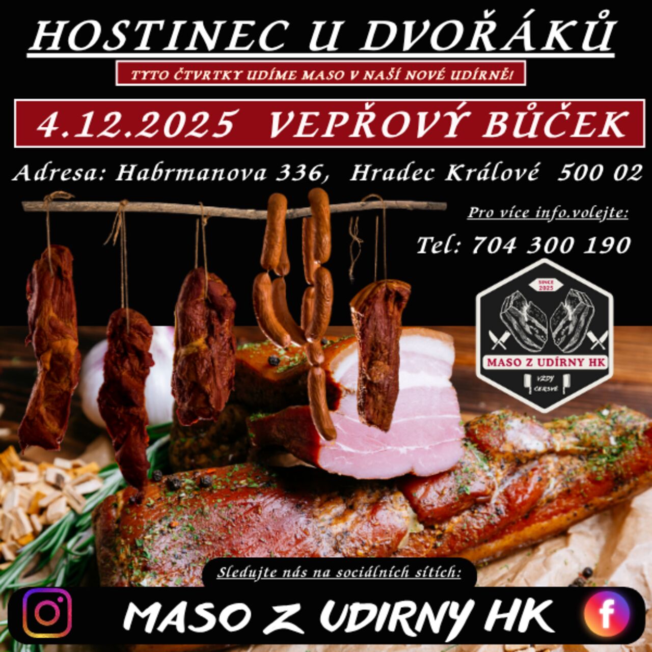 Maso z udírny 4.12.