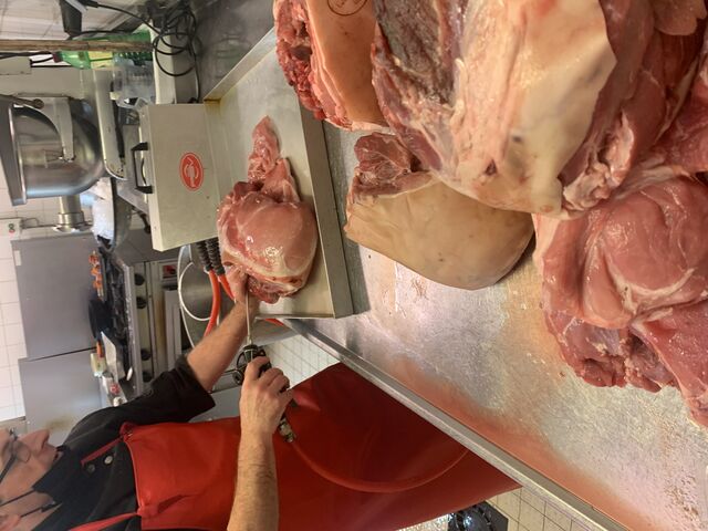 Préparation jambon blanc maison au sel de guerande 