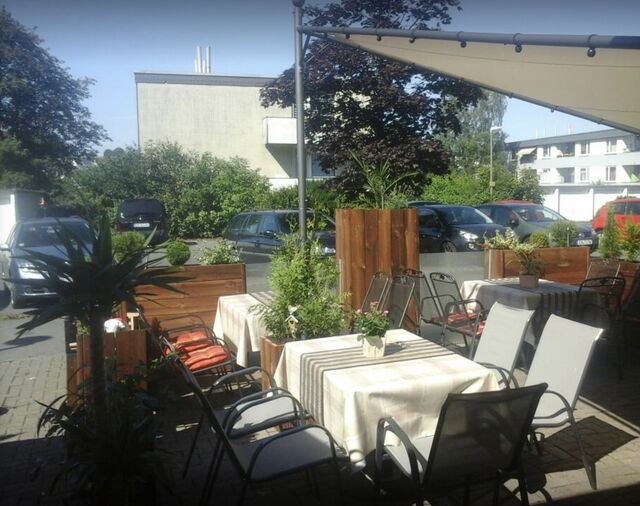 Terrasse im Sommer