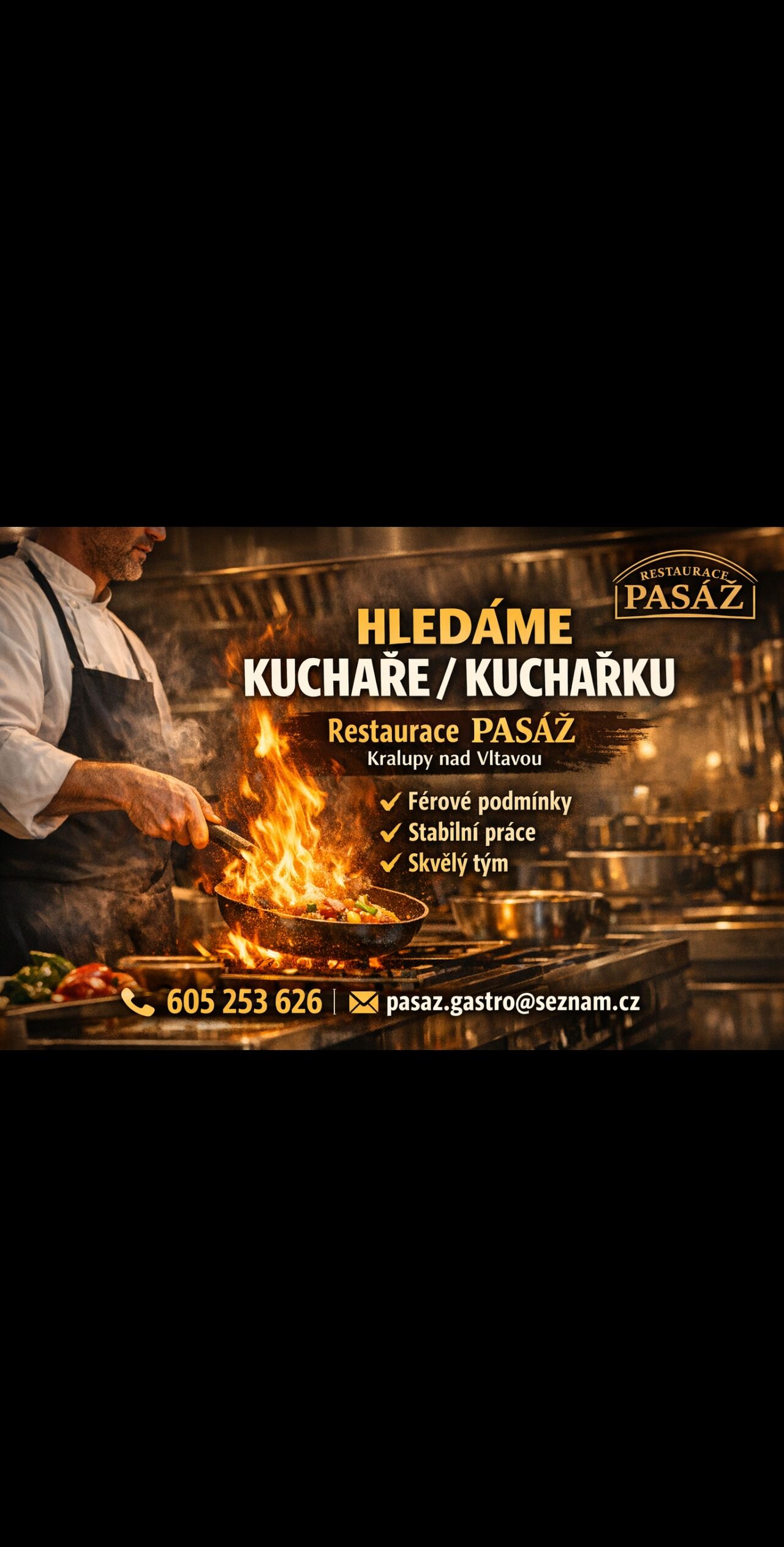 Hledáme posilu do kuchyně