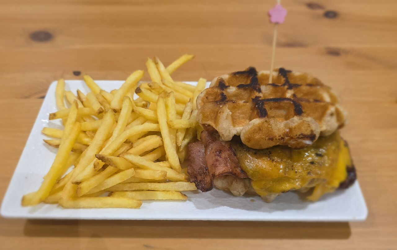 Waffles burguer
