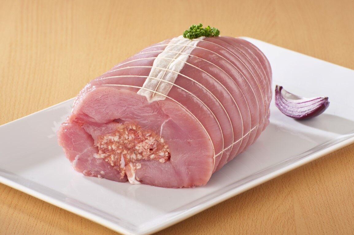 Roti de dinde farci 10.50 € / kg 