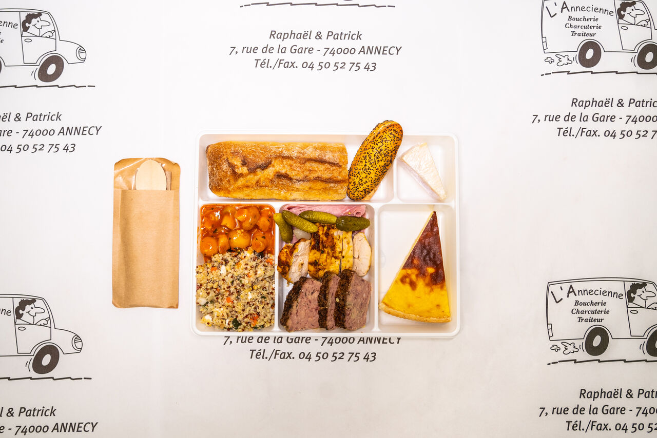 Plateau repas L'annecienne Boucherie Traiteur Annecy