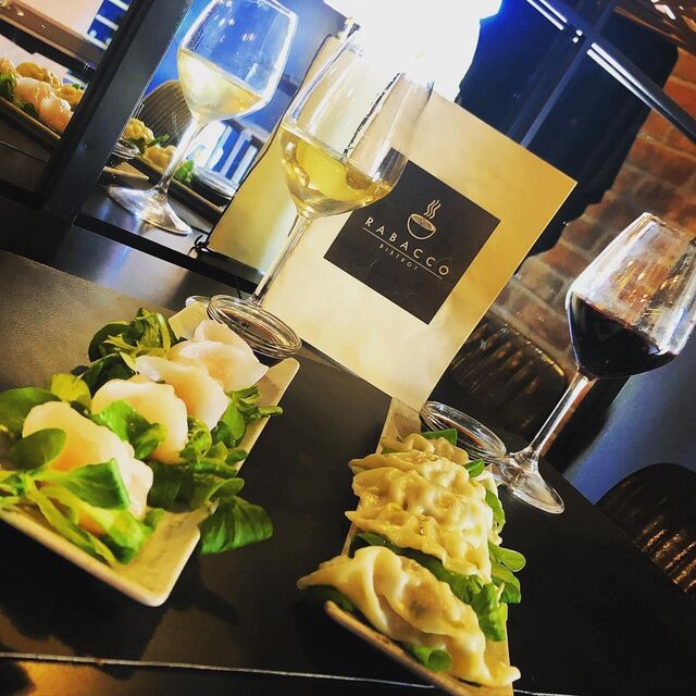 Ravioli al vapore con carne o gamberi