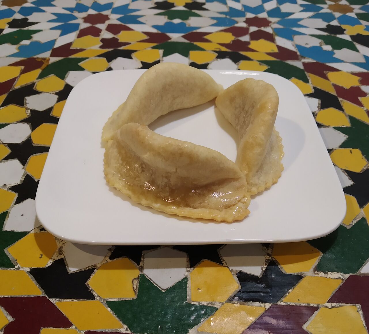 Pâtisseries orientales - Cornes de gazelle (amandes)