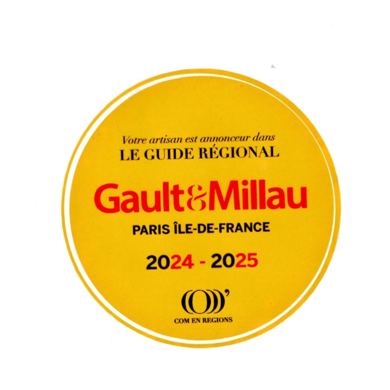 Certifié Gault & Millau