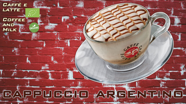 Il classico cappuccino rivisitato con il dulce de leche argentino