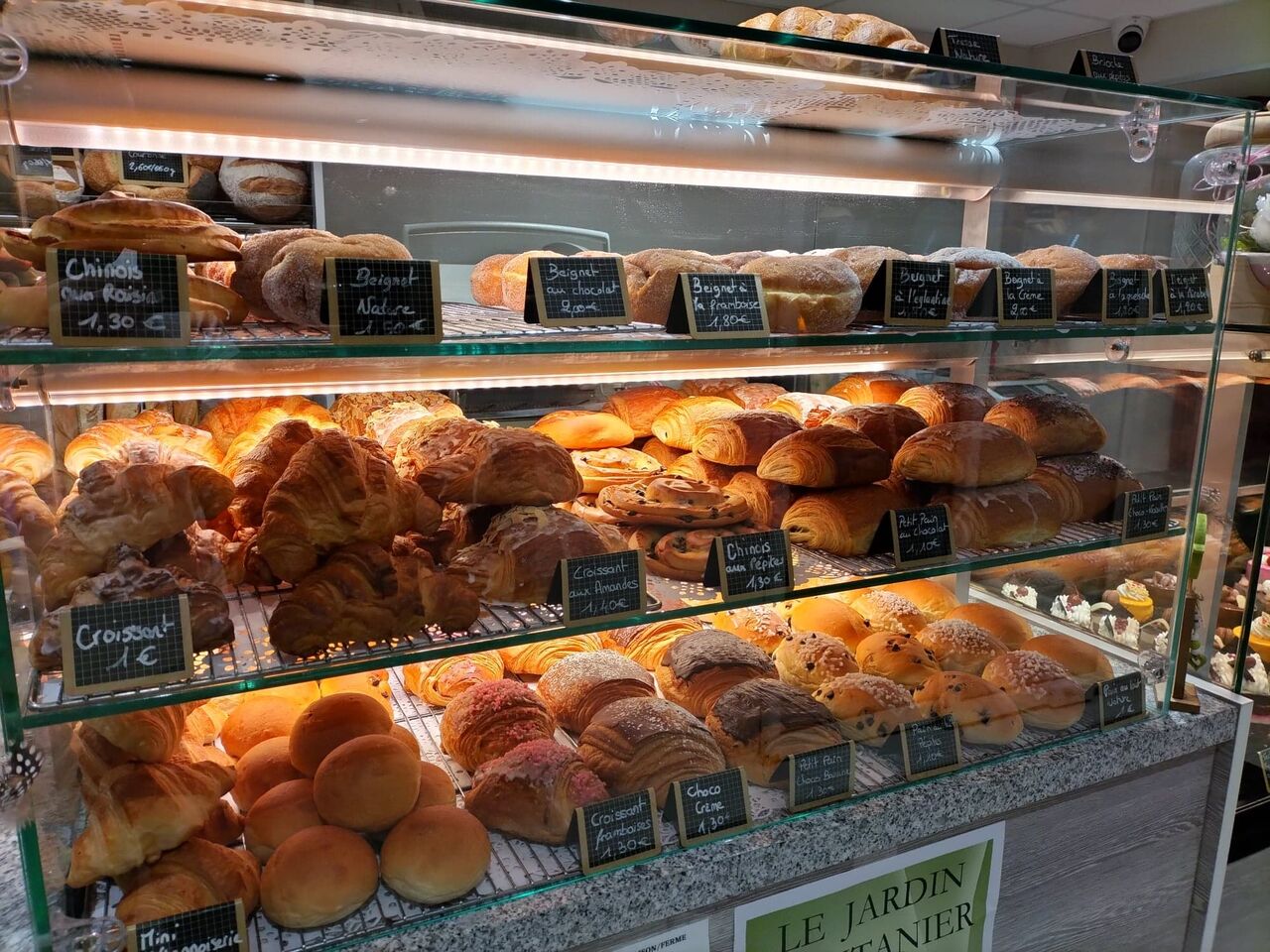 Le rayon viennoiserie