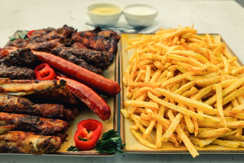 Platou grill pentru 4 persoane