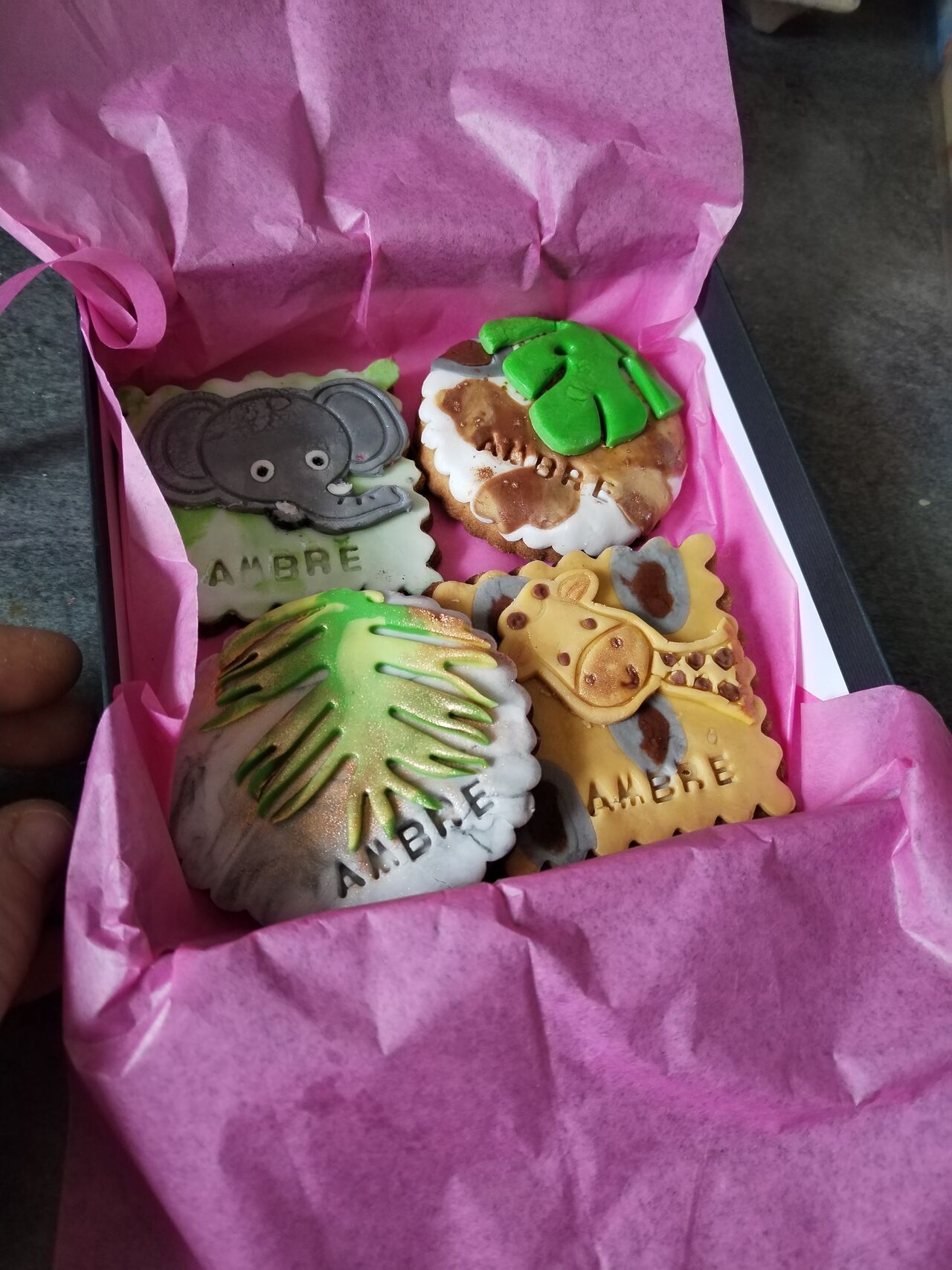 Sablé personnalisé