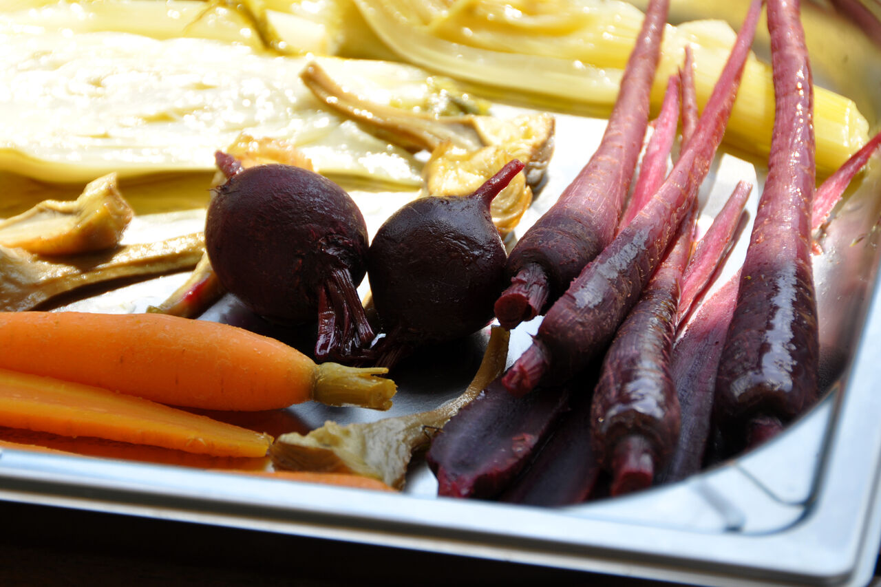 La cuisson sous vide des légumes... ça se passe sous vide à 83°C