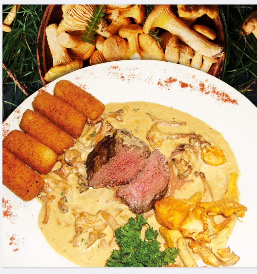 Rinderfilet mit Pfifferlinge