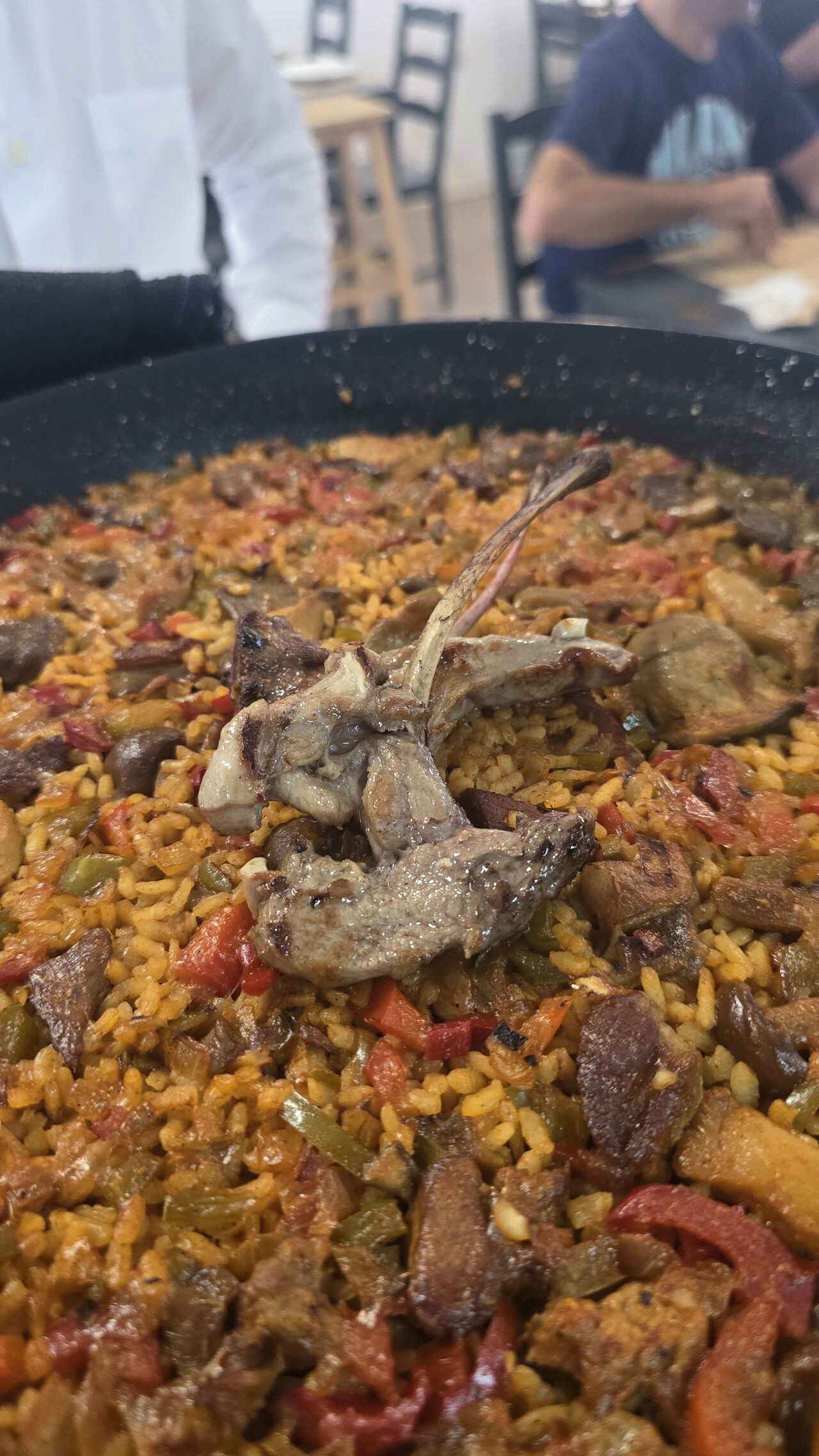 Arroz de chuletillas de lechazo