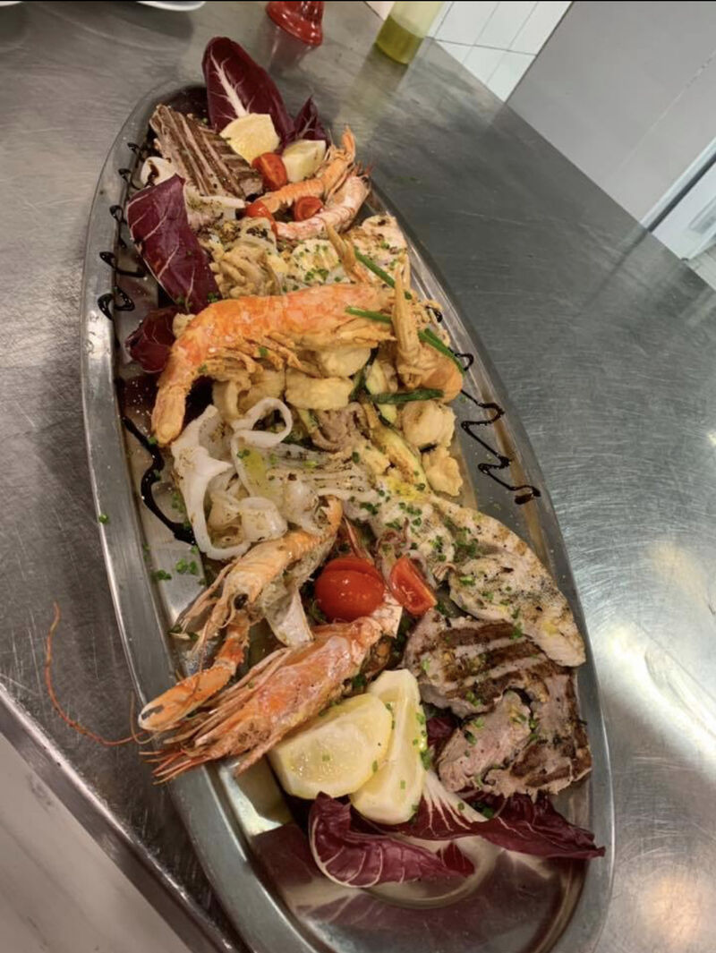 Frittura mista con grigliata di pesce 