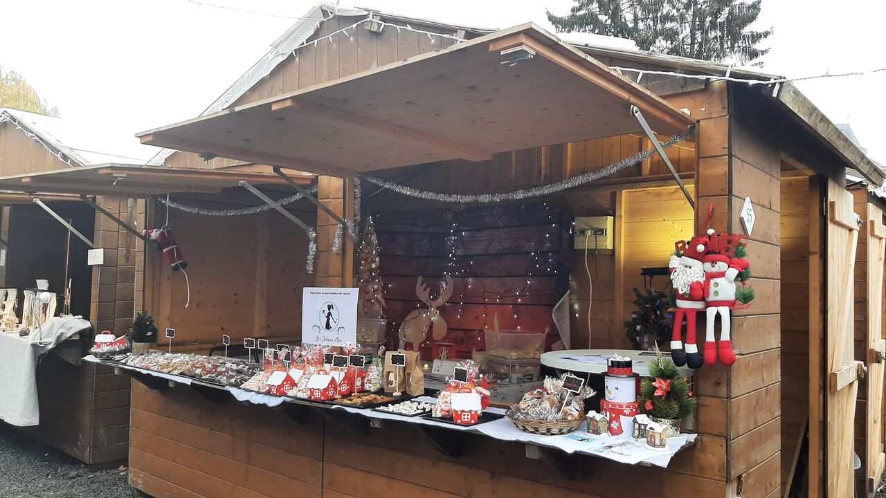 Mon stand au marché de Triel-sur-Seine