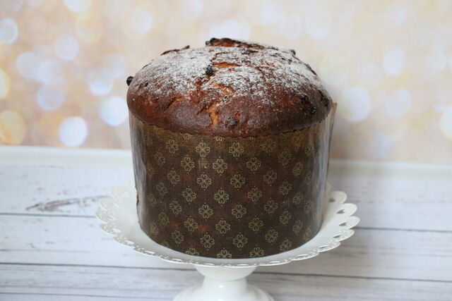 Panettone classique raisins de corinthe et écorces d’oranges confites