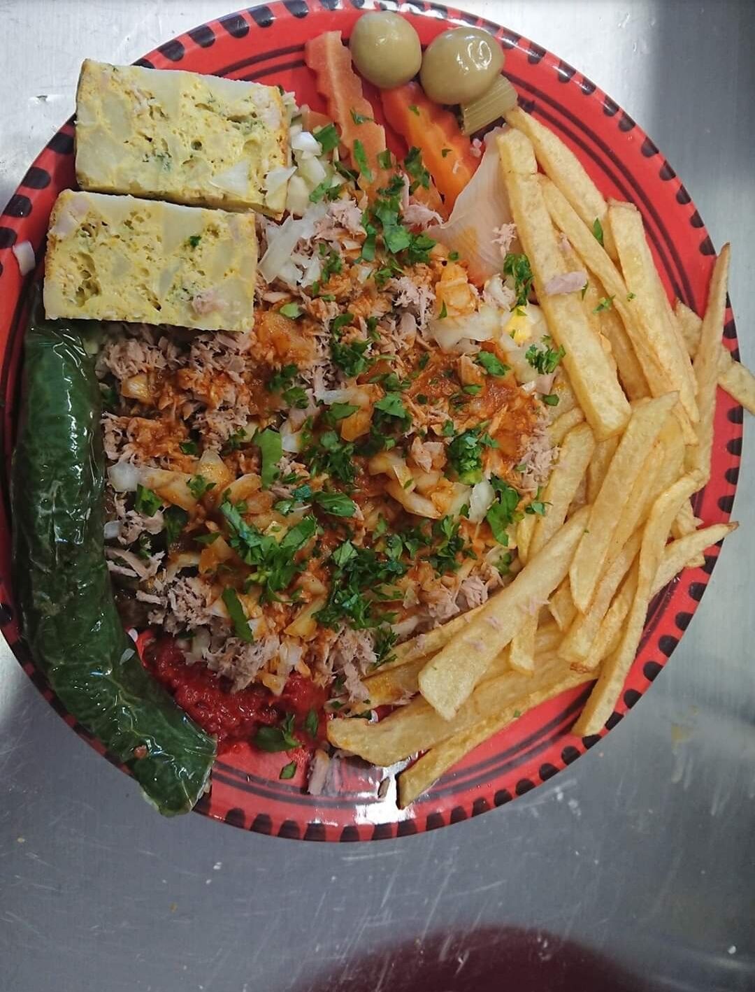 Assiette tunisienne 