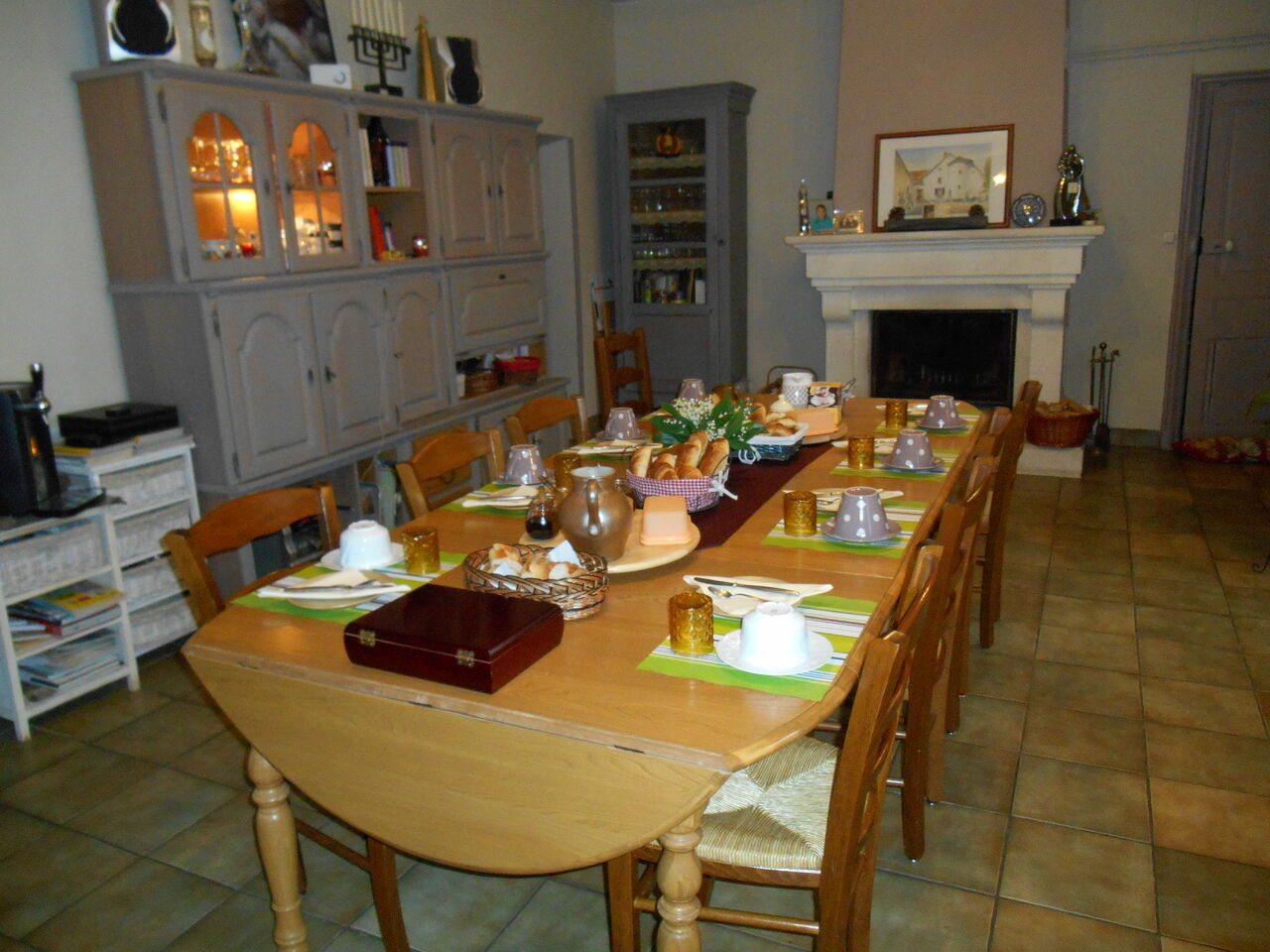 table du petit déjeuner
