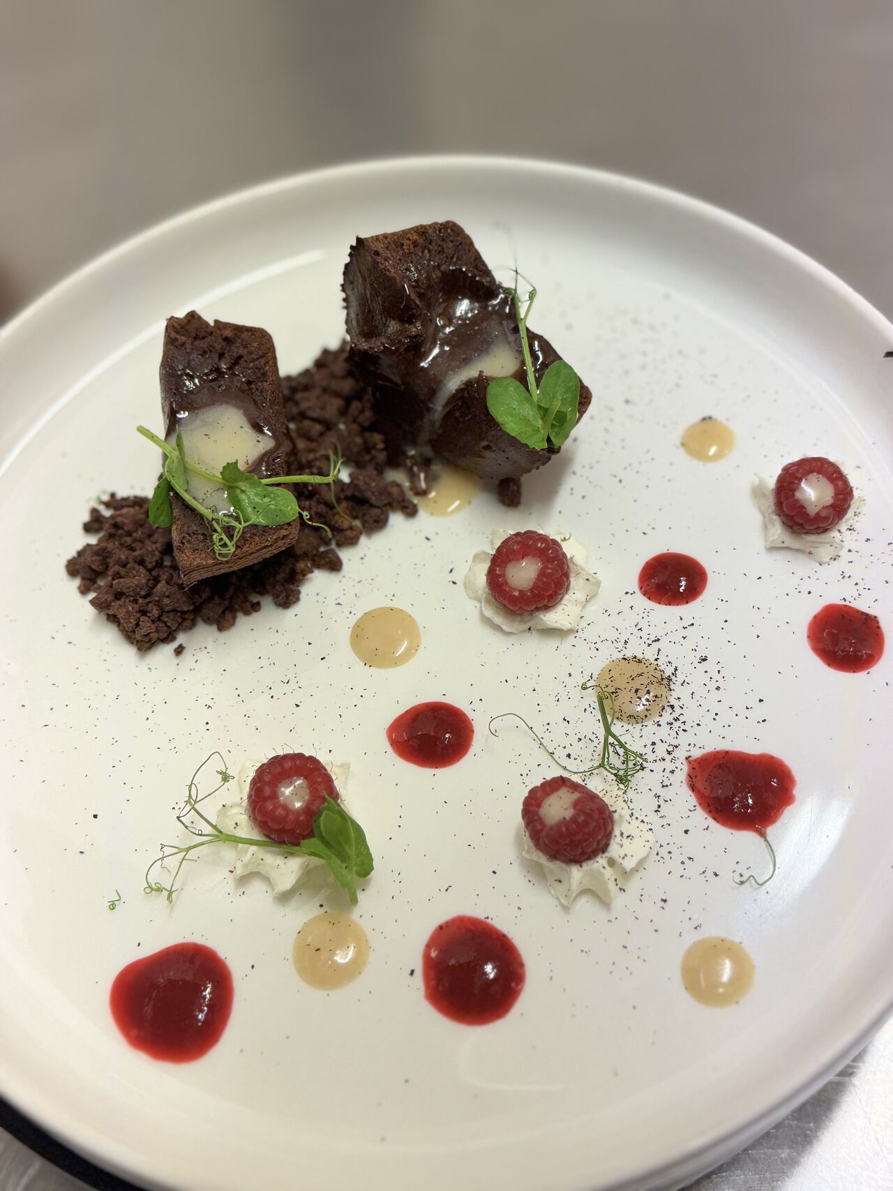 Mi-cuit cœur chocolat blanc