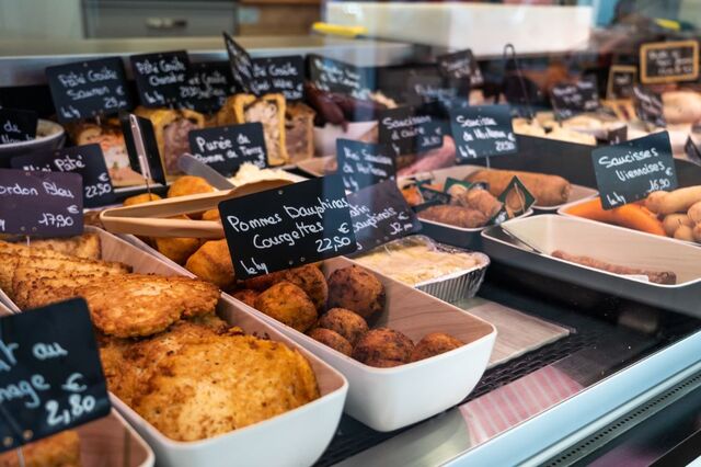 Vitrine L'annecienne Boucherie Traiteur Annecy