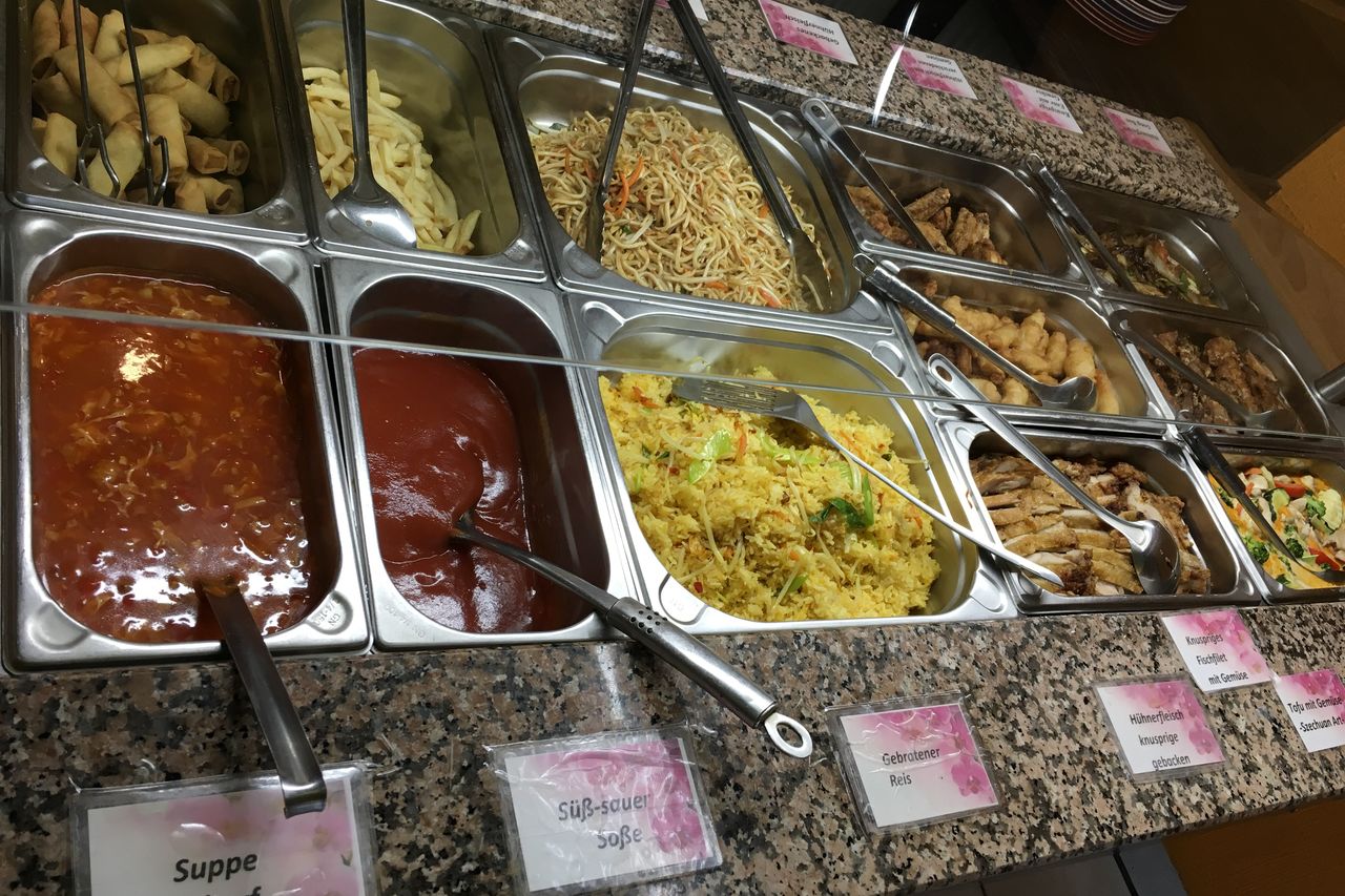 Unser Mittagsbuffet.
