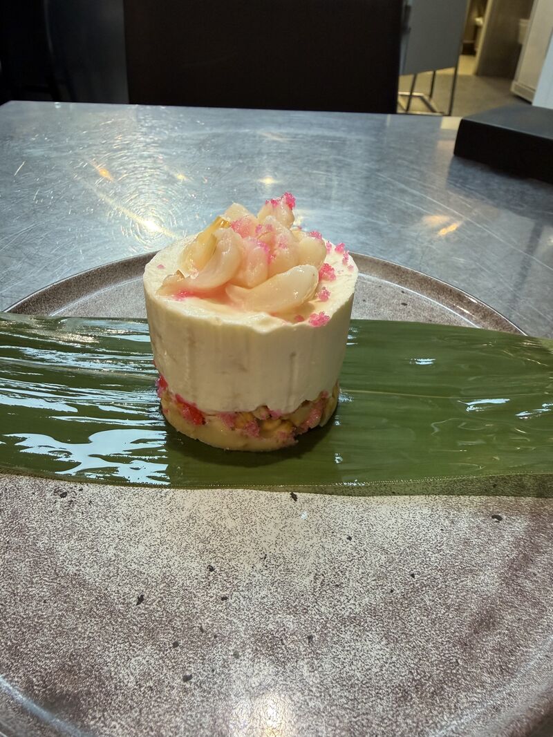 cheese cake aux lychees