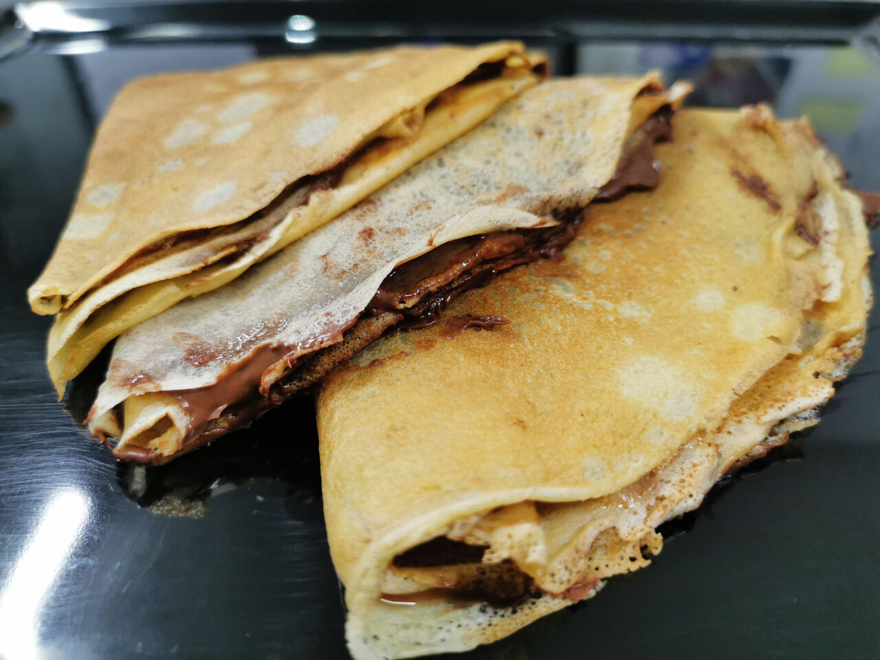 Crêpes au Nutella.