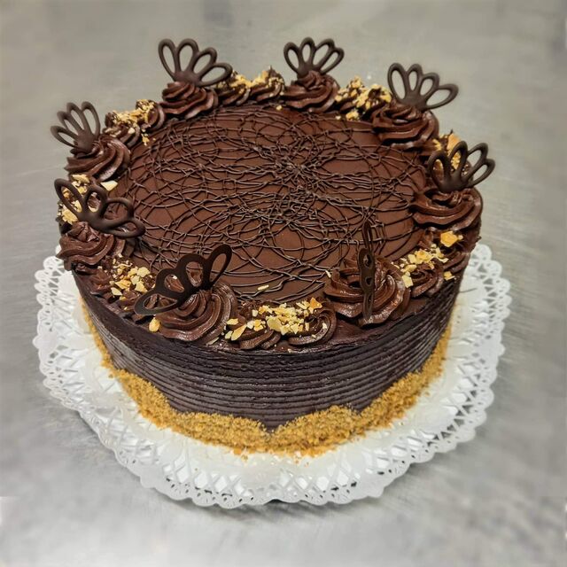 Csokoládé torta, Glutén-, Tejmentes