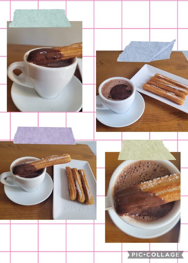 Churros con chocolate 