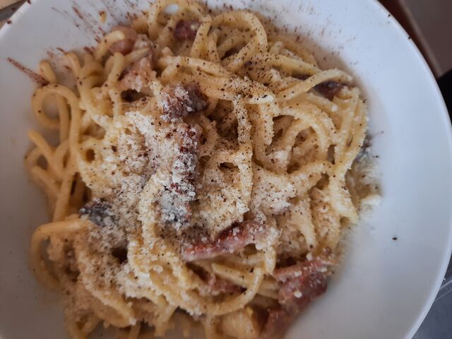 Pâte carbonara 