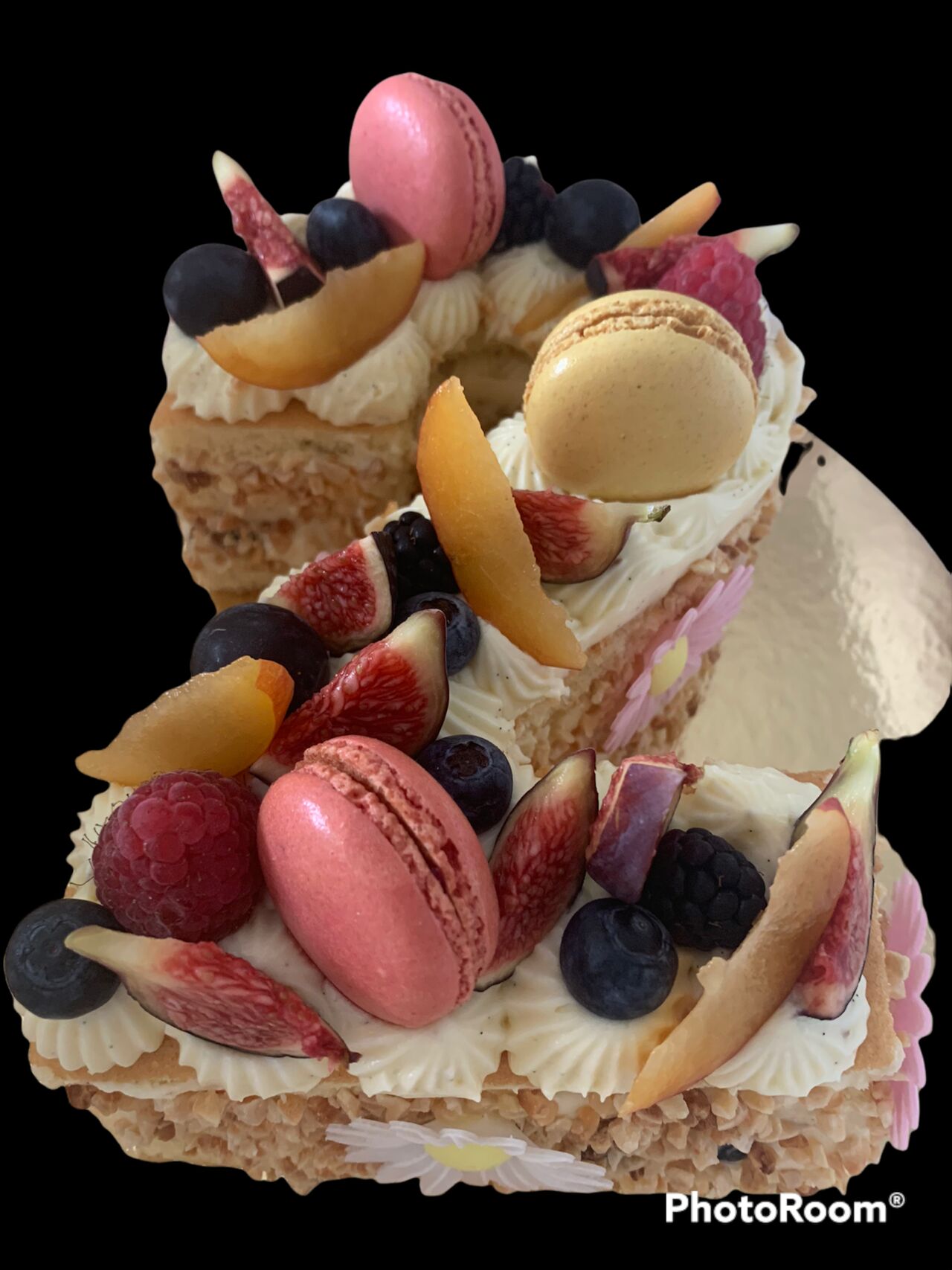 Number cake aux fruits 