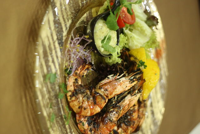 Grosses gambas grillées 