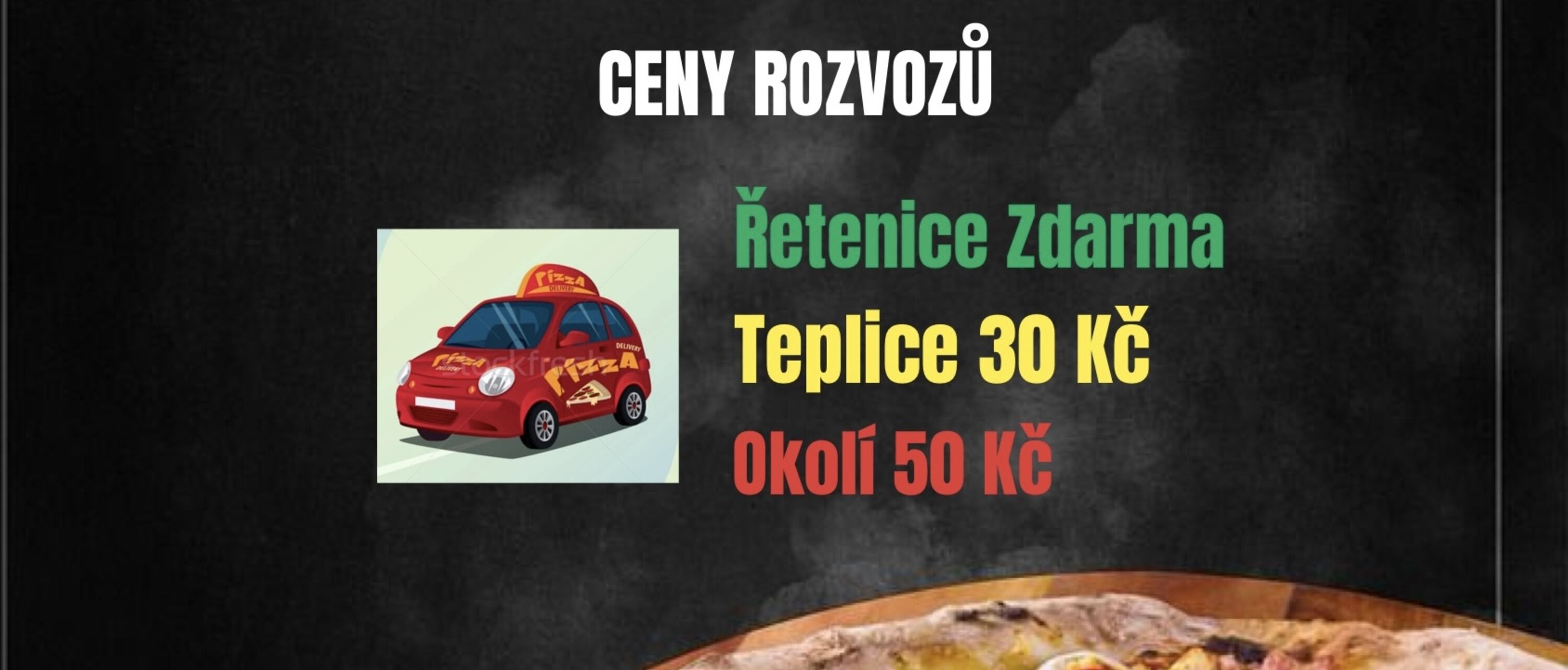 Pizzerie de Marco,, Rozvoz