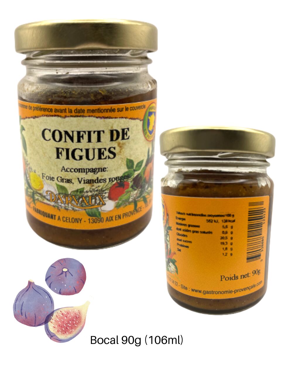 CONFIT DE FIGUES - 90g - 106ml