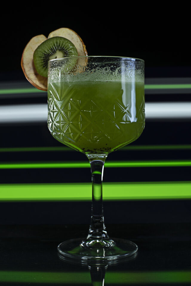 Kipi
Ingrédients : pomme, kiwi, cidre
Saveur : Sucré et fruité
Catégorie : Premium