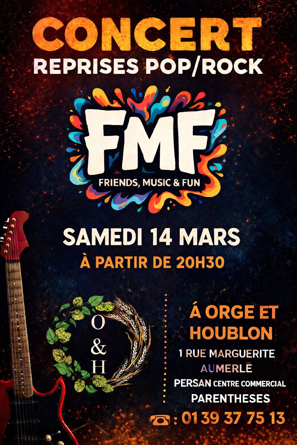 Concert des FMF samedi 14 mars