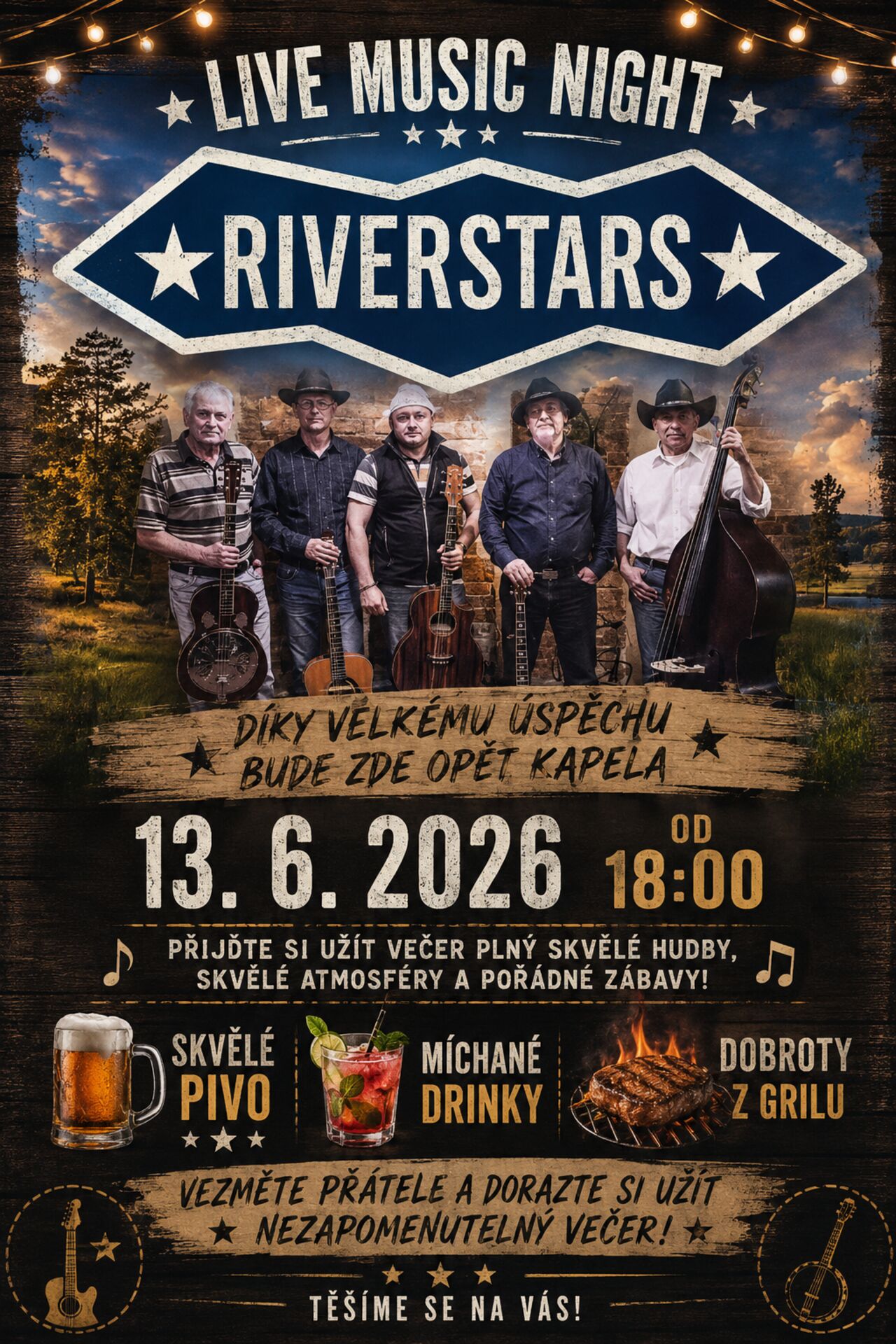KAPELA RIVERSTARS SE VRACÍ
