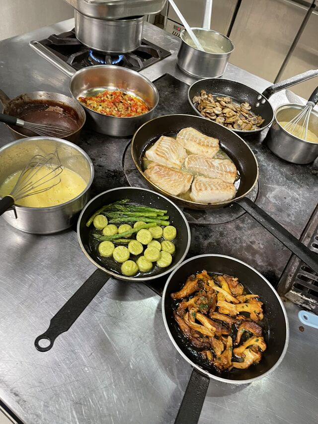 Pendant le service ...