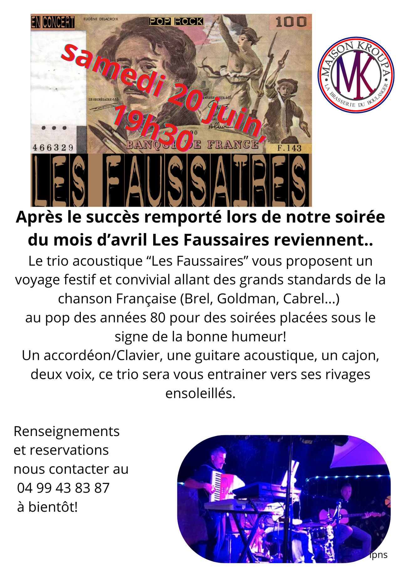 LES FAUSSAIRES 20 juin