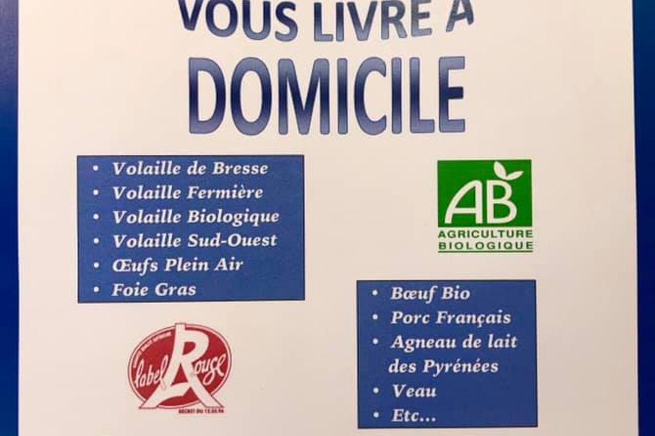 Nous livrons le mercredi et le vendredi