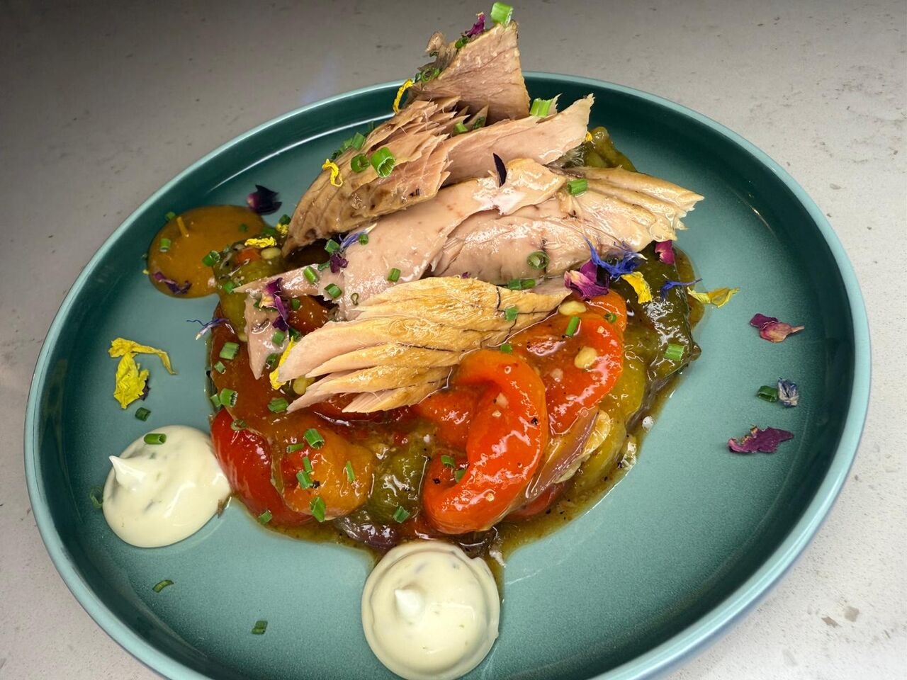 Ensalada sweet Palermo con melva de Santoña