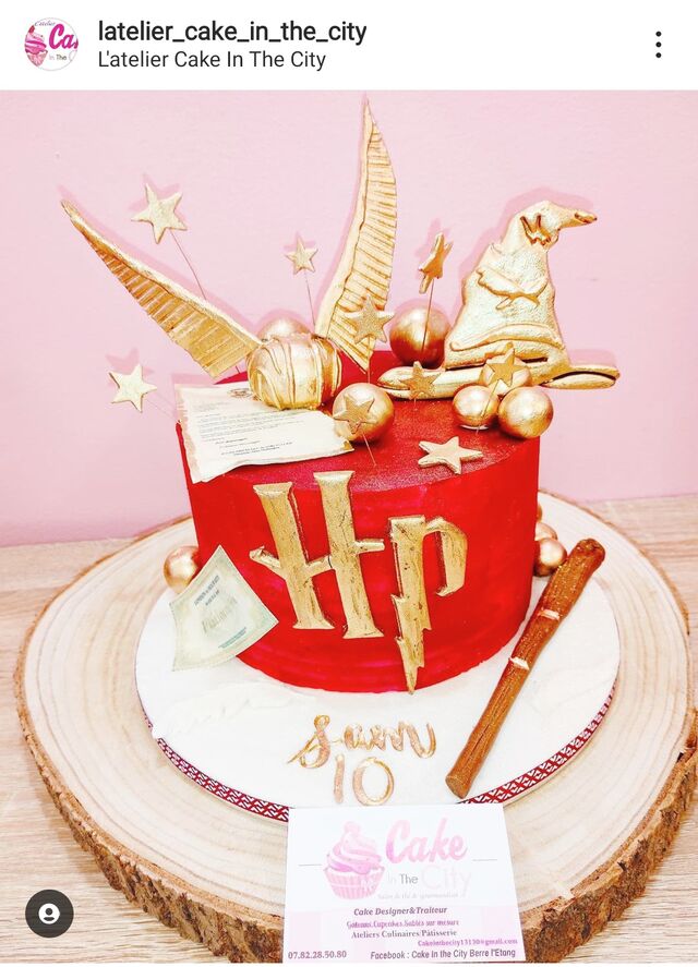 Gâteau d'anniversaire Harry Potter
