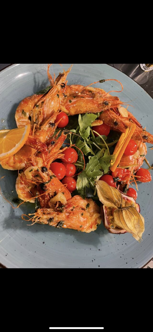 Gegrillte Riesengarnelen 