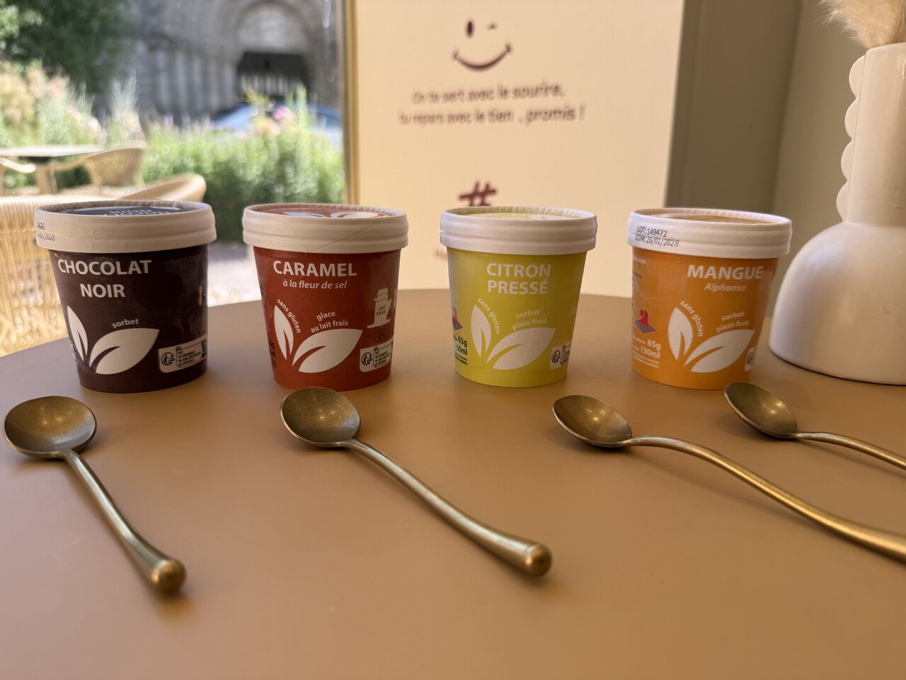 Glaces à emporter