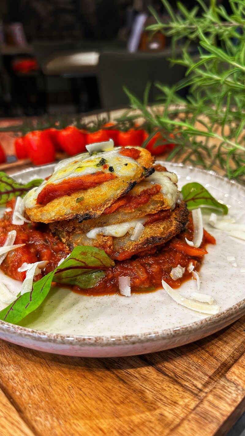 Placki a’la Caprese