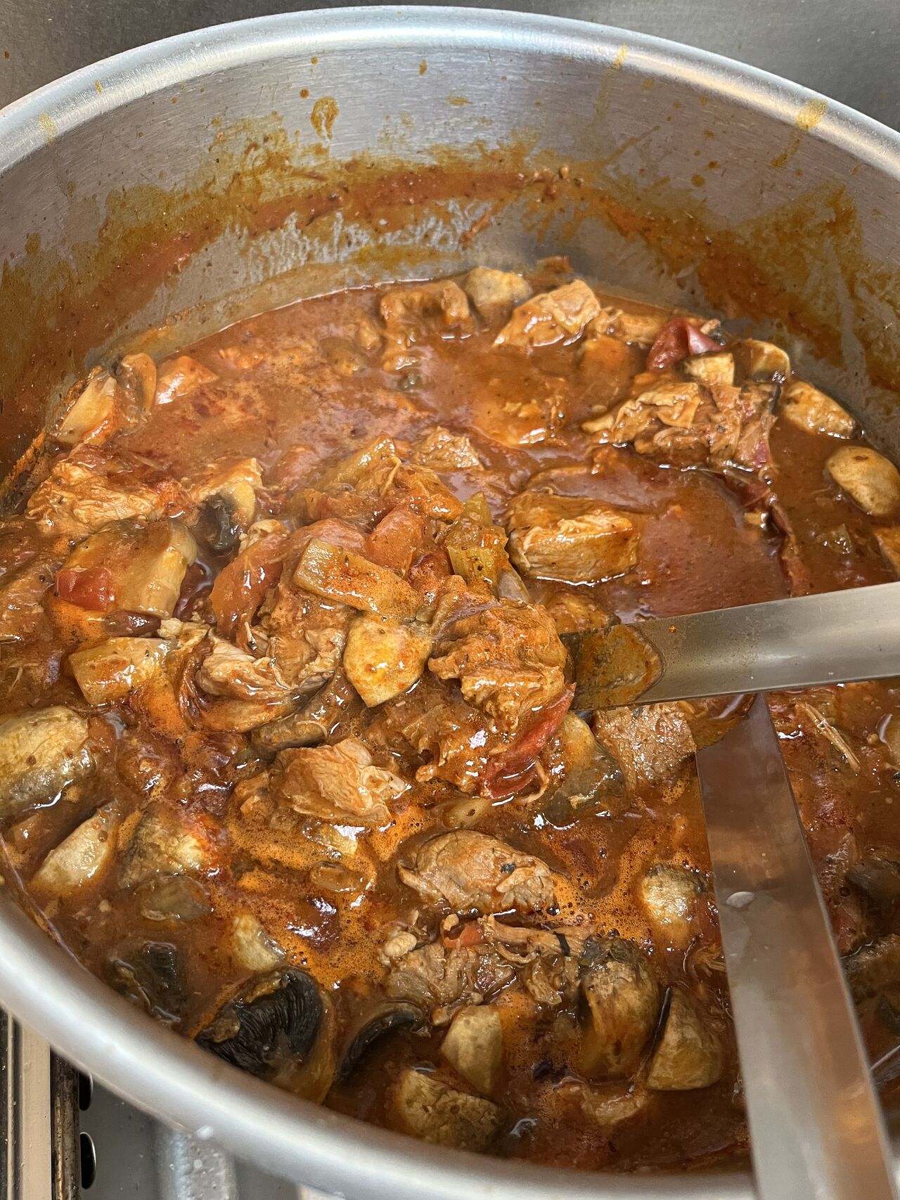 Sauté de veau aux champignons