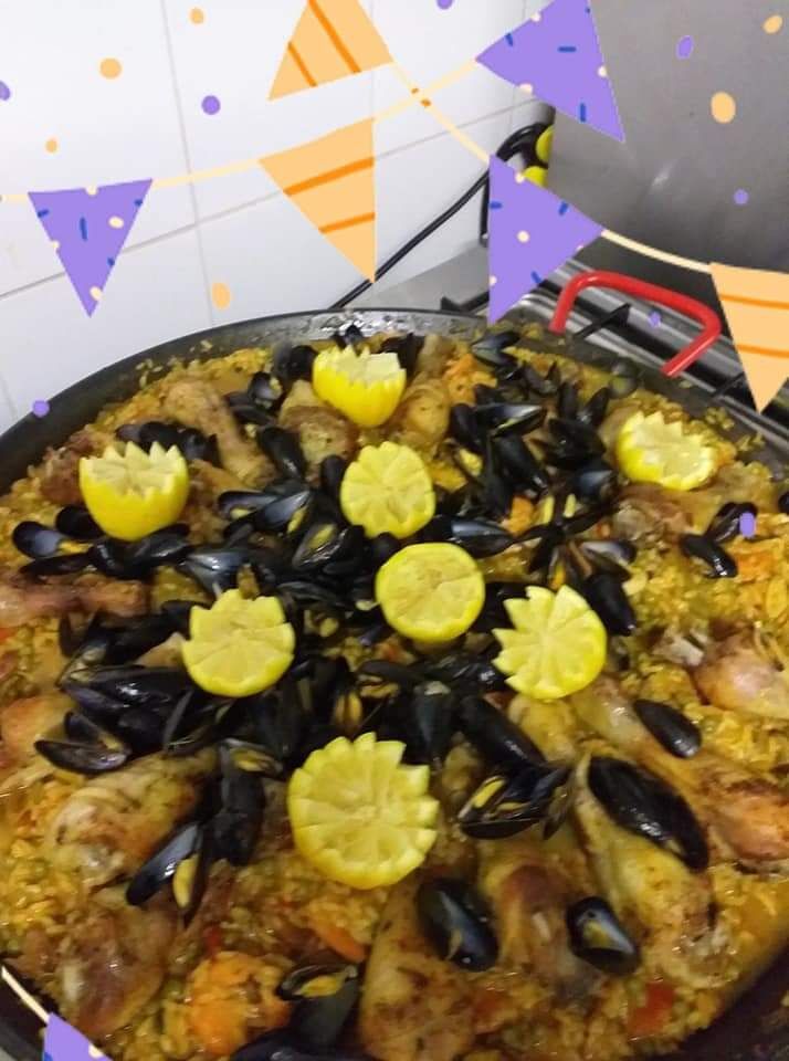 Paella sur commande a emporter ou sur place