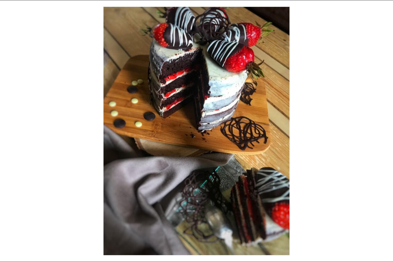 Layer Cake Fraises/Chocolat